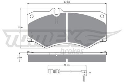 TOMEX Brakes TX 10-201 Číslo výrobce: 10-201. EAN: 5906485550151.