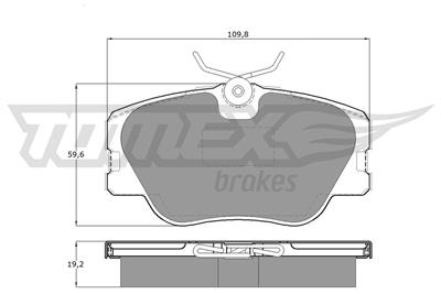 TOMEX Brakes TX 10-21 Číslo výrobce: 10-21. EAN: 5906485550175.