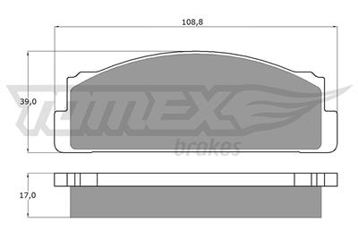 TOMEX Brakes TX 10-23 Číslo výrobce: 10-23. EAN: 5906485550250.