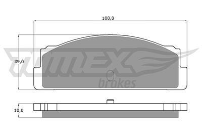 TOMEX Brakes TX 10-24 Číslo výrobce: 10-24. EAN: 5906485550267.