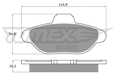 TOMEX Brakes TX 10-33 Číslo výrobce: 10-33. EAN: 5906485550380.