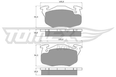 TOMEX Brakes TX 10-35 Číslo výrobce: 10-35. EAN: 5906485550427.