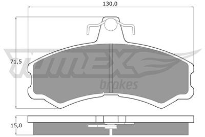 TOMEX Brakes TX 10-45 Číslo výrobce: 10-45. EAN: 5906485550601.