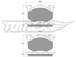 TOMEX Brakes TX 10-502