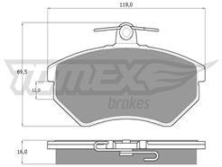 TOMEX Brakes TX 10-63