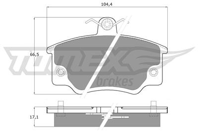 TOMEX Brakes TX 10-731 Číslo výrobce: 10-731. EAN: 5906485551073.