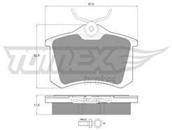 TOMEX Brakes TX 10-781