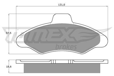 TOMEX Brakes TX 10-82 Číslo výrobce: 10-82. EAN: 5906485551189.