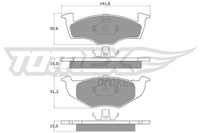 TOMEX Brakes TX 10-851 Číslo výrobce: 10-851. EAN: 5906485552254.