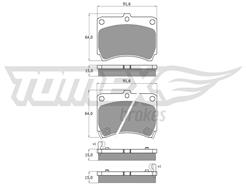 TOMEX Brakes TX 10-91