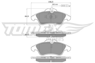 TOMEX Brakes TX 10-931 Číslo výrobce: 10-931. EAN: 5906485552216.