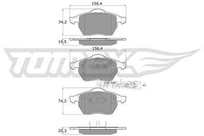 TOMEX Brakes TX 10-942 Číslo výrobce: 10-942. EAN: 5906485553534.