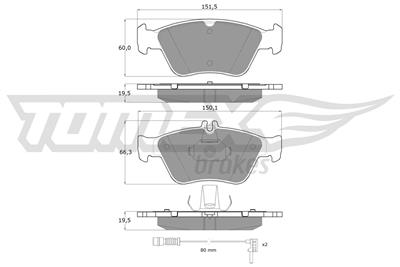 TOMEX Brakes TX 11-471 Číslo výrobce: 11-471. EAN: 5906485553008.