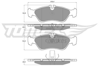 TOMEX Brakes TX 11-49 Číslo výrobce: 11-49. EAN: 5906485551912.