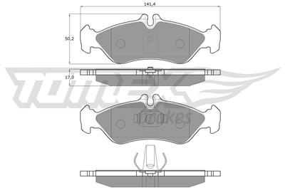 TOMEX Brakes TX 11-50 Číslo výrobce: 11-50. EAN: 5906485551929.