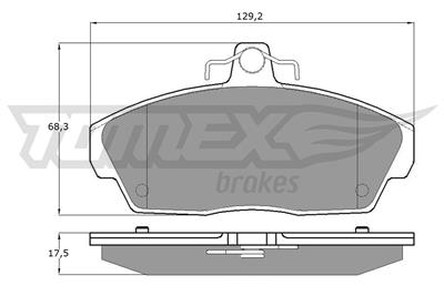 TOMEX Brakes TX 11-511 Číslo výrobce: 11-511. EAN: 5906485552964.