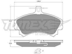 TOMEX Brakes TX 11-52