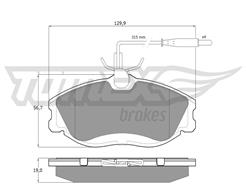 TOMEX Brakes TX 11-62