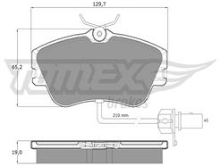 TOMEX Brakes TX 11-821