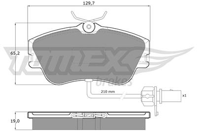 TOMEX Brakes TX 11-821 Číslo výrobce: 11-821. EAN: 5906485553466.