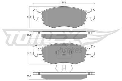 TOMEX Brakes TX 11-85 Číslo výrobce: 11-85. EAN: 5906485552292.