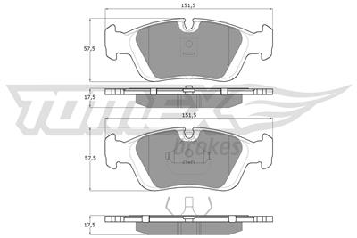 TOMEX Brakes TX 12-05 Číslo výrobce: 12-05. EAN: 5906485552834.