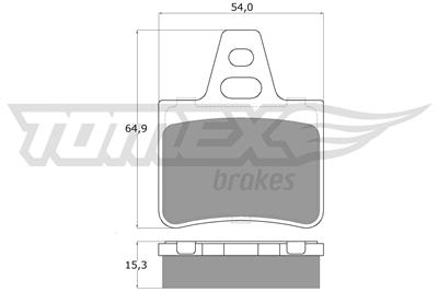 TOMEX Brakes TX 12-06 Číslo výrobce: 12-06. EAN: 5906485552841.