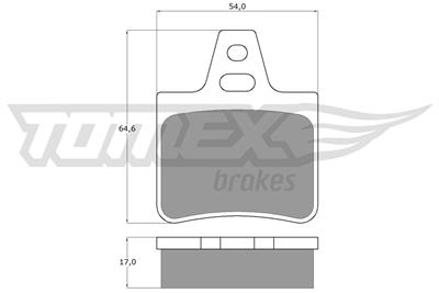 TOMEX Brakes TX 12-07 Číslo výrobce: 12-07. EAN: 5906485552858.