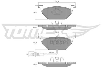 TOMEX Brakes TX 12-11 Číslo výrobce: 12-11. EAN: 5906485552896.