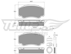 TOMEX Brakes TX 12-461