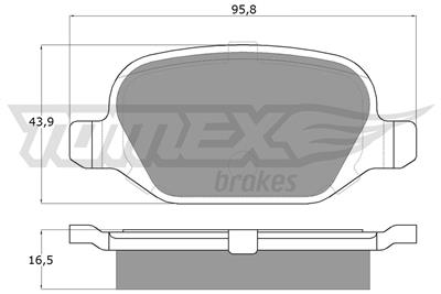 TOMEX Brakes TX 12-70 Číslo výrobce: 12-70. EAN: 5906485555187.