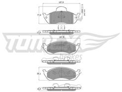 TOMEX Brakes TX 12-83
