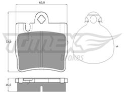 TOMEX Brakes TX 12-87