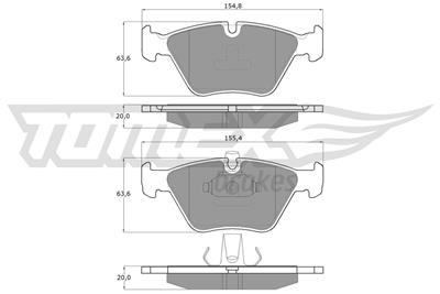 TOMEX Brakes TX 13-18 Číslo výrobce: 13-18. EAN: 5906485555590.