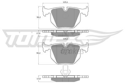 TOMEX Brakes TX 13-19 Číslo výrobce: 13-19. EAN: 5906485555606.