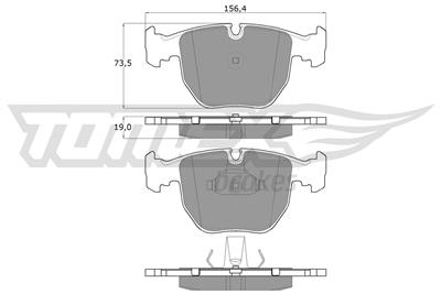 TOMEX Brakes TX 13-23 Číslo výrobce: 13-23. EAN: 5906485555644.