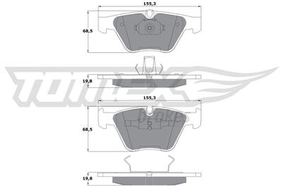 TOMEX Brakes TX 13-25 Číslo výrobce: 13-25. EAN: 5906485555668.
