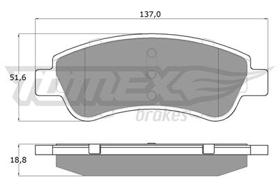 TOMEX Brakes TX 13-27 Číslo výrobce: 13-27. EAN: 5906485553282.