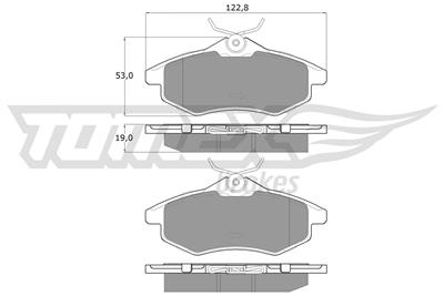 TOMEX Brakes TX 13-28 Číslo výrobce: 13-28. EAN: 5906485555682.