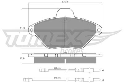 TOMEX Brakes TX 13-36 Číslo výrobce: 13-36. EAN: 5906485555750.