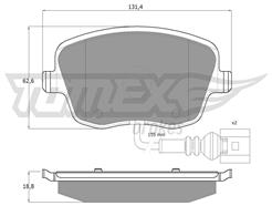 TOMEX Brakes TX 13-591
