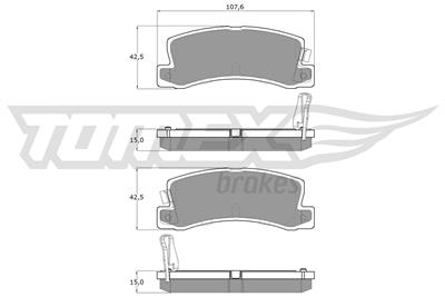 TOMEX Brakes TX 13-66 Číslo výrobce: 13-66. EAN: 5906485556320.
