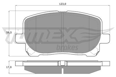 TOMEX Brakes TX 13-67 Číslo výrobce: 13-67. EAN: 5906485556337.
