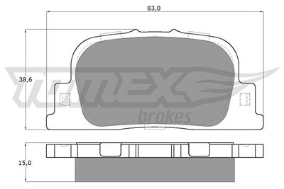 TOMEX Brakes TX 13-71 Číslo výrobce: 13-71. EAN: 5906485556368.