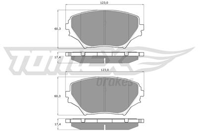 TOMEX Brakes TX 13-85 Číslo výrobce: 13-85. EAN: 5906485556498.