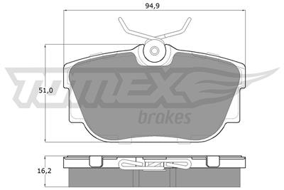 TOMEX Brakes TX 13-90 Číslo výrobce: 13-90. EAN: 5906485553619.