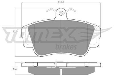 TOMEX Brakes TX 13-99 Číslo výrobce: 13-99. EAN: 5906485556603.
