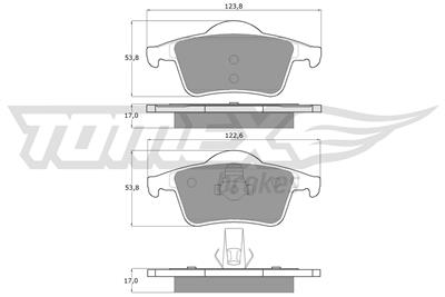 TOMEX Brakes TX 14-05 Číslo výrobce: 14-05. EAN: 5906485556665.