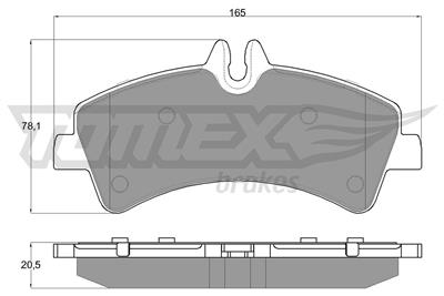 TOMEX Brakes TX 14-26 Číslo výrobce: 14-26. EAN: 5906485558300.
