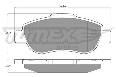 TOMEX Brakes TX 14-43 Číslo výrobce: 14-43. EAN: 5901646642393.